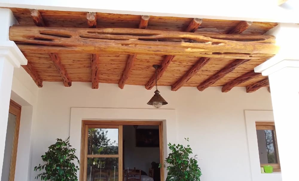 Reforma porche de madera Ibiza